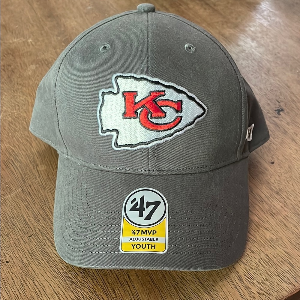 Kansas City Chiefs Gray Adjustable Cap